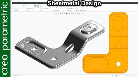 creo parametric sheet metal tutorial|sheet metal in creo parametric.